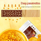 Arenzza wood cleaner and polish with a premium brush for waterproof and corrosion-resistant wood surface care tools.