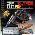 Arenzza car voltage test pen, a handheld tool with a digital display used for testing vehicle electrical systems.