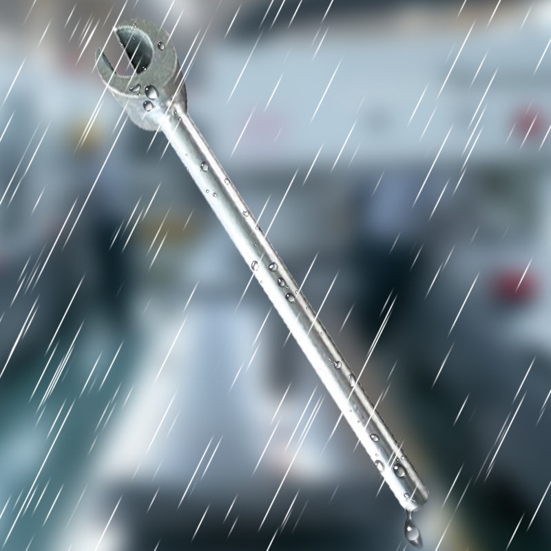 Arenzza door hinge gap adjustment wrench in black, showing the ergonomic handle and metal tool for door hinge alignment.