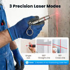Arenzza portable multi-pattern laser positioning pen for tools and garden use, with a compact design and adjustable laser patterns.
