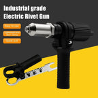 Arenzza pneumatic core-pulling electric drill rivet machine for tools and garden applications, shown with metal components and operational parts.