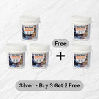 Arenzza water-based gold leaf paint in pink and brown for art, painting, and handcrafts, shown in a container with a vibrant finish.