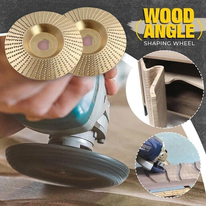 Arenzza premium wood carving disc for grinders, super sharp and fast cutting, ideal for woodworking and workshop projects.