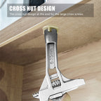 Arenzza multifunctional bathroom wrench tool with adjustable handles, designed for plumbing and repair tasks in tools and garden.