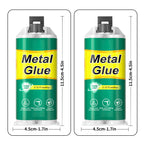 Arenzza high-strength AB metal repair glue in a tube, suitable for tools and garden repairs, shown on a white background.