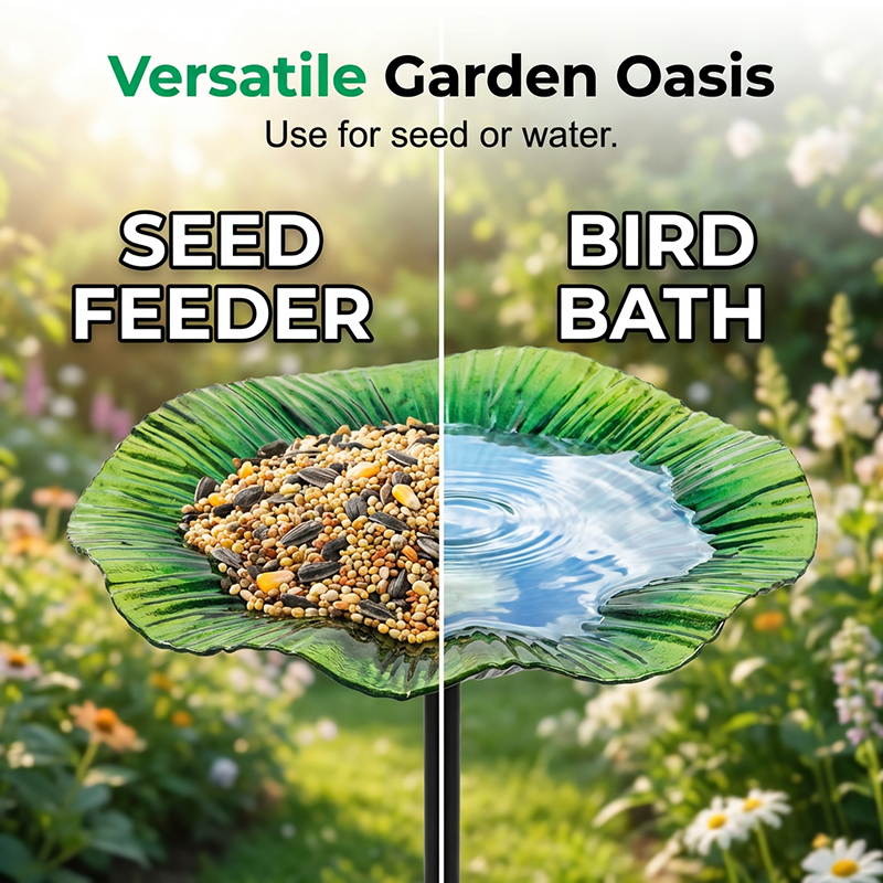 Arenzza vibrant garden flower stake bird feeder with colorful flowers and a bird figure, perfect for nature-loving garden decor.