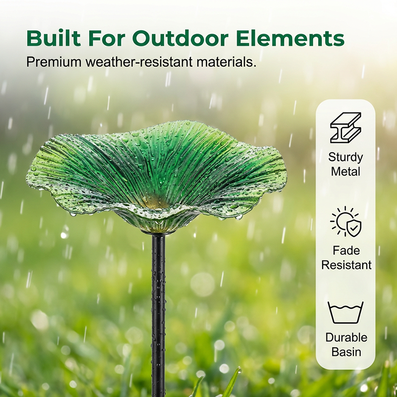 Arenzza vibrant garden flower stake bird feeder with colorful flowers and a bird design, perfect for nature-loving garden decor.