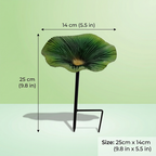 Arenzza vibrant garden flower stake bird feeder with colorful flowers and a bird figure, ideal for outdoor garden decor and bird watching