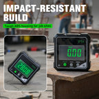 Arenzza IP54 waterproof magnetic digital angle gauge with digital display, designed for precise angle measurement in tools and garden use.