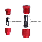 Arenzza aluminum alloy quick change drill bit adapter for tools and garden use, showing the compact, lightweight design and metal construction.
