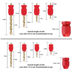 Arenzza aluminum alloy quick change drill bit adapter for tools and garden use, showing the compact, metallic drill bit attachment.