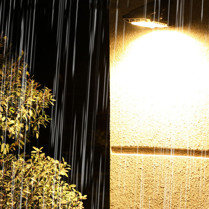Arenzza outdoor solar clip light with motion sensor, eco-friendly garden tool for automatic outdoor lighting at night.
