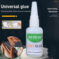 Arenzza oil-based universal adhesive in a container, suitable for tools and garden projects, with a sleek design and label.