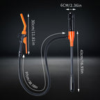 Arenzza battery powered liquid transfer pump for fuel, water, and oils, featuring auto-stop function and ergonomic design.