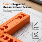 Arenzza 90-degree carpenter's square set with metal blades for precise right-angle measurements and woodworking alignment tools.
