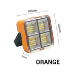 Arenzza portable solar work light with four lighting modes, featuring a durable design for tools and garden tasks.