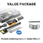Arenzza portable electric polishing and sanding kit with various attachments for surface finishing and smoothing.