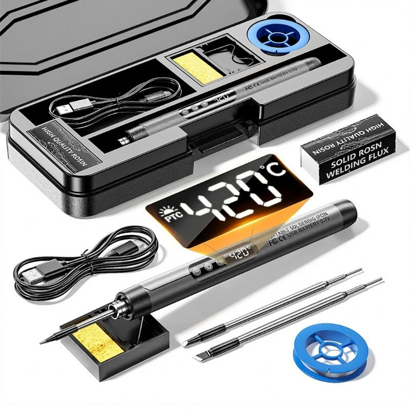 Arenzza portable electric polishing and sanding kit with various attachments for versatile surface finishing and polishing tasks.