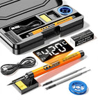 Arenzza portable electric polishing and sanding kit with multiple attachments for various surfaces, displayed with tools and accessories.