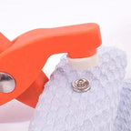 Arenzza metal snap buttons with fastener pliers tool kit for fabric, leather, and craft projects in a tools and garden setting.