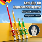 Arenzza anti-slip magnetic Phillips screwdriver bit with spring, designed for tools and garden use, featuring a durable metal construction.