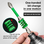 Arenzza anti-slip magnetic Phillips screwdriver bit with spring, designed for tools and gardening applications.
