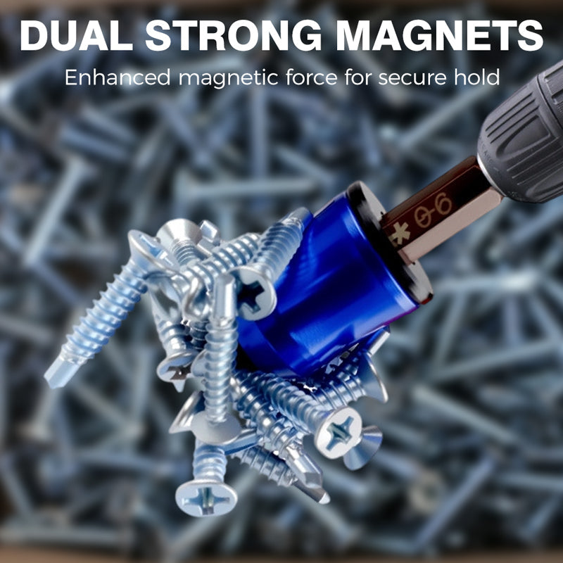 Arenzza 3-in-1 screwdriver head with magnetic ring, versatile tool for home improvement and gardening projects.