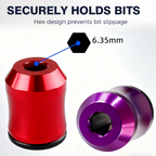 Arenzza 3-in-1 screwdriver head with magnetic ring, versatile tool for home and garden repairs, shown with interchangeable tips.