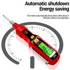 Arenzza non-contact voltage tester with LCD display, handheld electrical tester tool for detecting live wires safely.