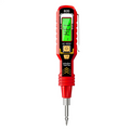Arenzza non-contact voltage tester with LCD display, handheld tool for detecting voltage in electrical outlets and wires.