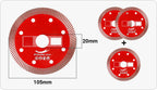 Arenzza ultra-thin master cutting disc for corrugated tiles, tool and garden equipment, shown in close-up on a white background.