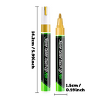Arenzza tombstone marker pen for fading grave inscriptions, black ink, designed for tools and garden use on headstones.