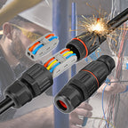 Outdoor waterproof electrical wire connector from Arenzza, designed for secure electrical connections in tools and garden applications.