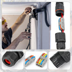 Arenzza outdoor waterproof electrical wire connector with secure threading and rubber seal for outdoor wiring and electrical repairs.