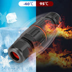 Aarenzza outdoor waterproof electrical wire connector, suitable for tools and garden use, with secure sealing for electrical connections.