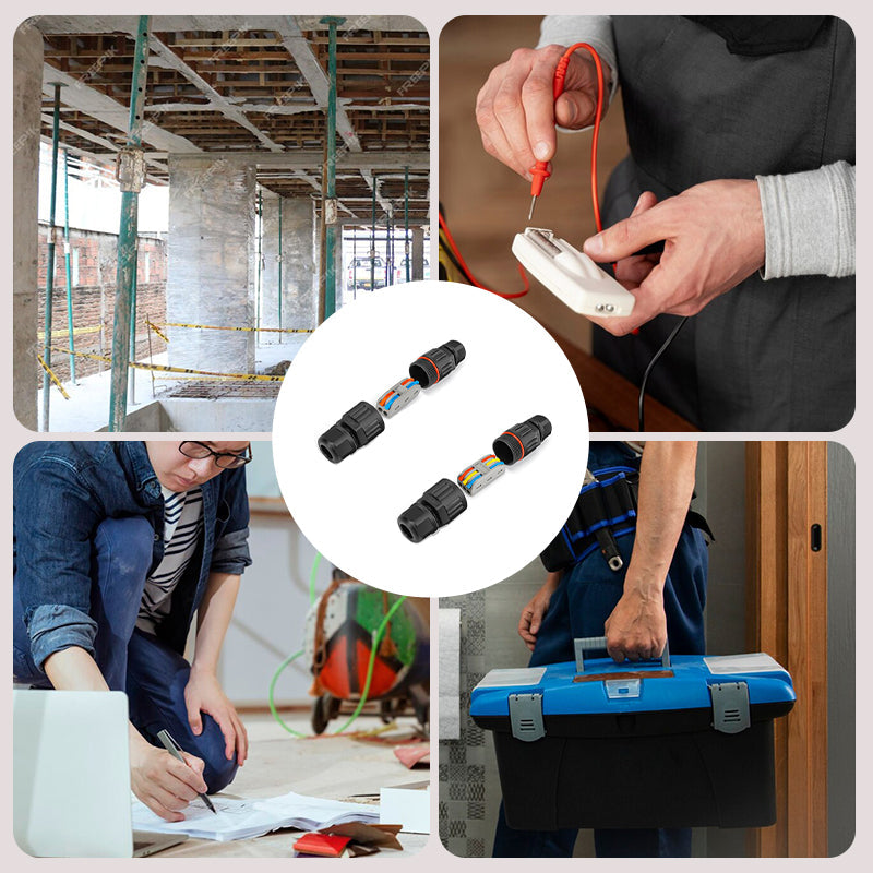 Arenzza outdoor waterproof electrical wire connector with insulated sealing, suitable for garden and outdoor electrical wiring.