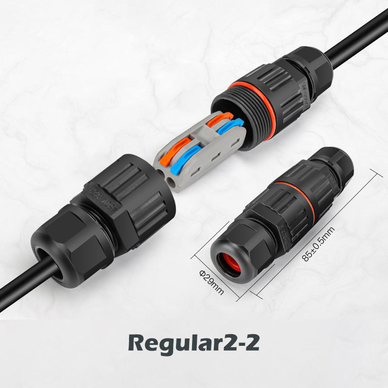 Arenzza outdoor waterproof electrical wire connector with secure, weather-resistant design for garden and outdoor electrical projects.