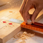 Arenzza multifunctional marking level ruler showing measurement markings and level bubble for precise alignment and marking tasks