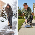 Arenzza heavy-duty multifunction cleaning shovel with a sturdy handle and wide blade for outdoor cleaning tasks.