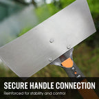 Arenzza heavy duty multifunction cleaning shovel with sturdy metal blade and ergonomic handle for garden and outdoor cleaning tasks.
