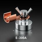 Arenzza Welding Magic Tool showing a strong magnetic welding joint for hands-free metal assembly, part of Tools & Garden collection.
