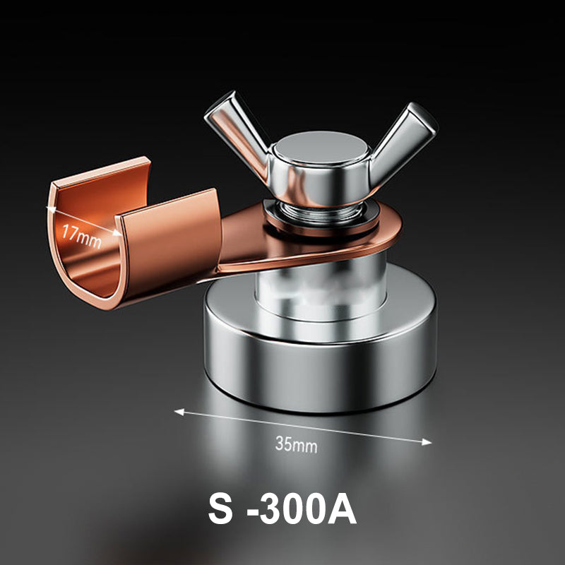 Arenzza Welding Magic Tool showing a strong magnetic welding joint for hands-free metal assembly, part of Tools & Garden collection.