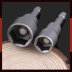 A set of five Arenzza magnetic hexagon nut driver bits for tools and garden use, featuring black and silver metal construction.