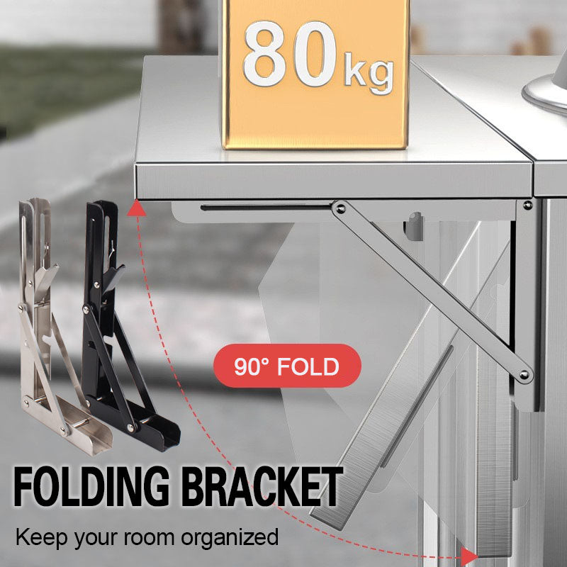 Arenzza instant fold multi-use bracket for kitchen or study; sturdy space-saving organizer with a sleek design.