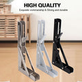 Arenzza Instant Fold Multi-Use Bracket for kitchen or study, showcasing its sturdy, space-saving design and easy fold feature.