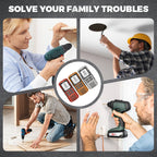 Arenzza multifunctional handheld metal and wall detector tool with digital display, used for finding metal objects behind walls.
