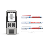 Arenzza multifunctional handheld metal and wall detector, black device with display screen, used for locating metal objects in walls and surfaces.