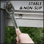 Arenzza double-sided wrench from Tools & Garden, featuring a versatile design with two different-sized wrench heads for easy use.