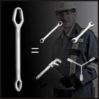 Arenzza double-sided wrench for tools and garden use, featuring adjustable ends and a sturdy metal construction.