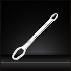 Arenzza double-sided wrench for tools and garden, showing its versatile design and sturdy metal construction.